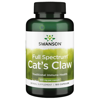 Swanson, Full Spectrum Cat's Claw, 100 Caps (8781683884284)