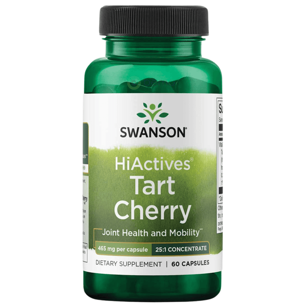 Swanson, HiActives Tart Cherry, 60 Capsules (8966082691324)