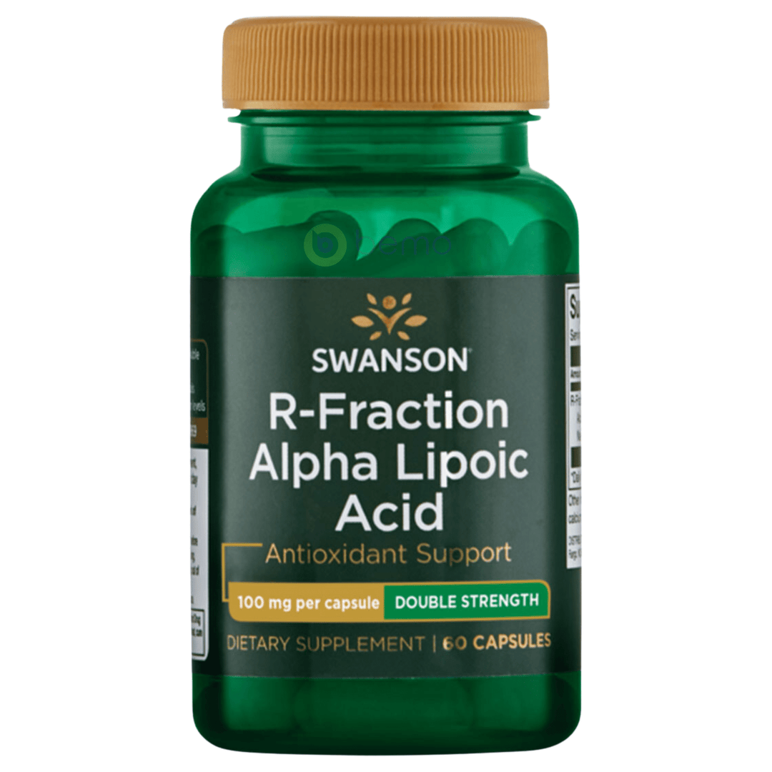 Swanson, R-Fraction Alpha Lipoic Acid 100mg, 60 Caps (8782520254716)