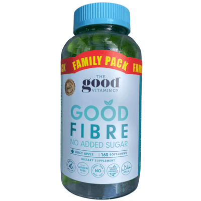 The Good Vitamin Co, Good Fibre, No Added Sugar, 160 Soft-Chews (8367536439548)