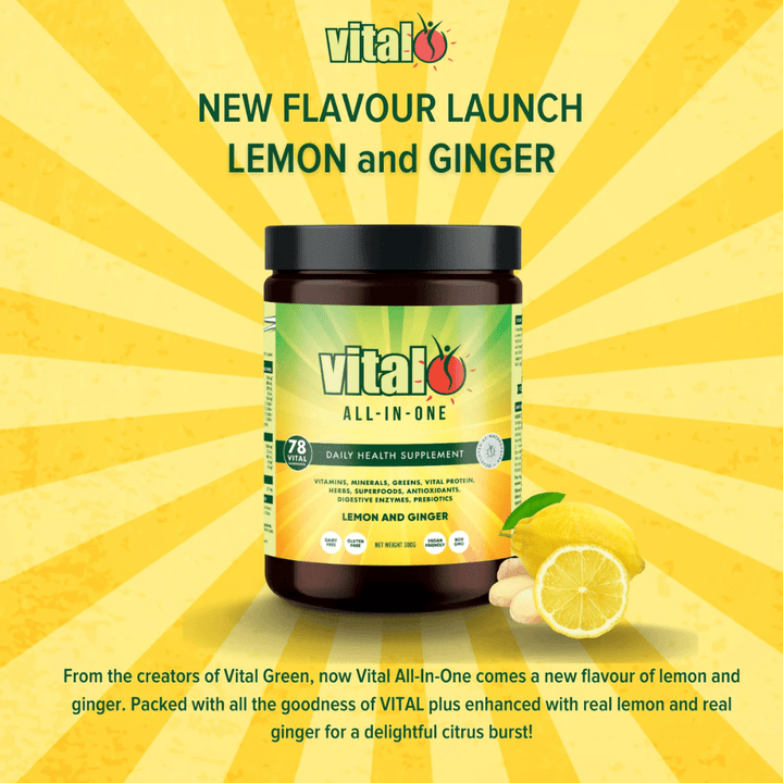 Vital, All in One Lemon &amp; Ginger 300g (8691037831420)