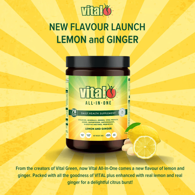 Vital, All in One Lemon & Ginger 300g (8691037831420)