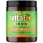Vital, Iron, Plant Based, 60 Vege Caps (8701301457148)