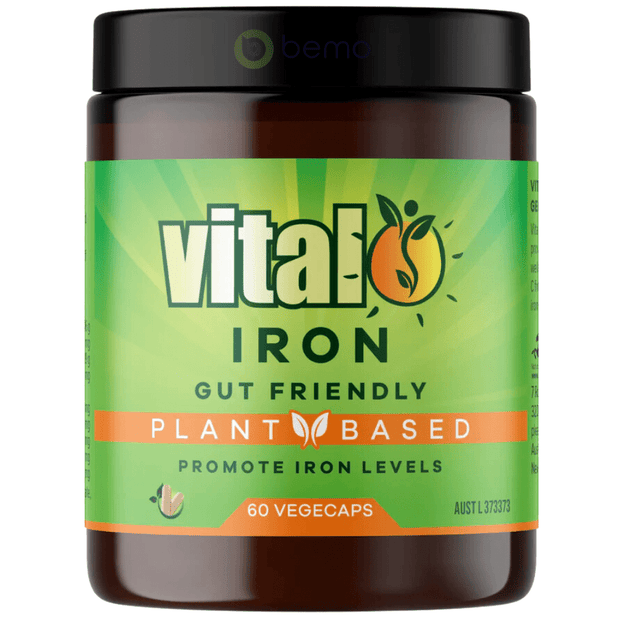 Vital, Iron, Plant Based, 60 Vege Caps (8701301457148)
