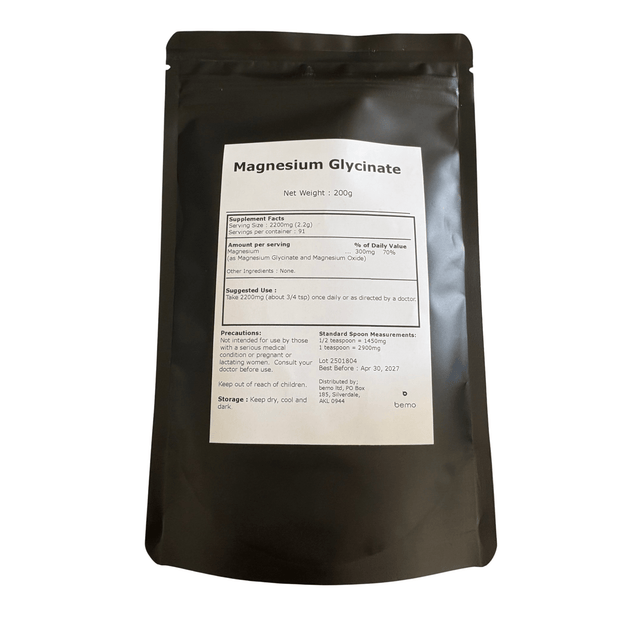 bemo, Magnesium Glycinate, 200g (9071963832572)
