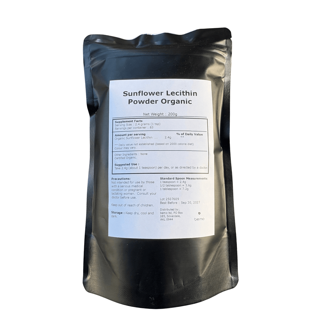 bemo, Sunflower Lecithin Powder Organic, 200g