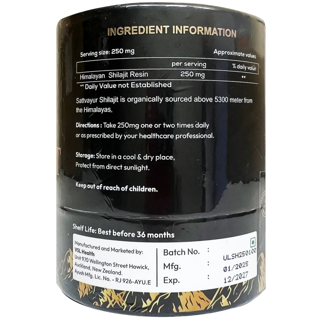 Sattvayur, Himalayan Shilajit Resin, 20g