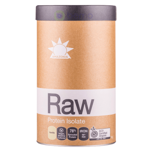 Amazonia Raw, Raw Protein Isolate, Vanilla, 500g (7996670181628)