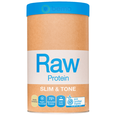 Amazonia Raw, Raw Protein, Slim & Tone, Vanilla Cinnamon, 500g (7996652159228)