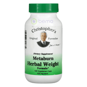 Christopher's Original Formulas, Metaburn Herbal Weight Formula, 475mg, 100 Veg Caps (6787166994596)