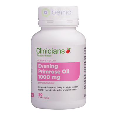 Clinicians, Evening Primrose Oil, Caps 90 (6816635977892)