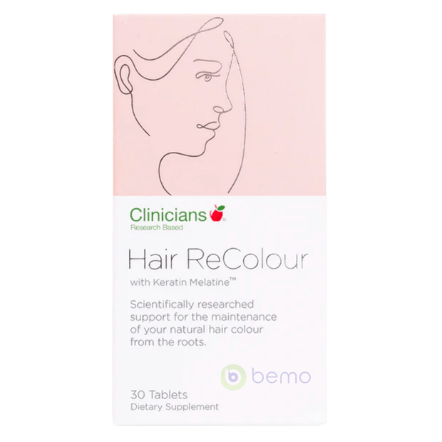 Clinicians, Hair Recolour with Keratin Melatine, 30 Tablets (7866460406012)
