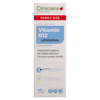 Clinicians, Lipo Vitamin B12 Liquid, 60 Ml (6816636600484)