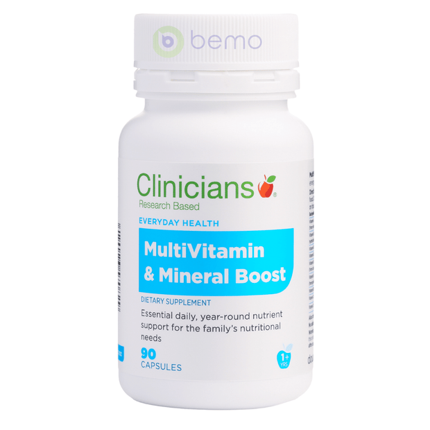 Clinicians, Multivitamin & Mineral Boost, Caps 90 (6816636993700)