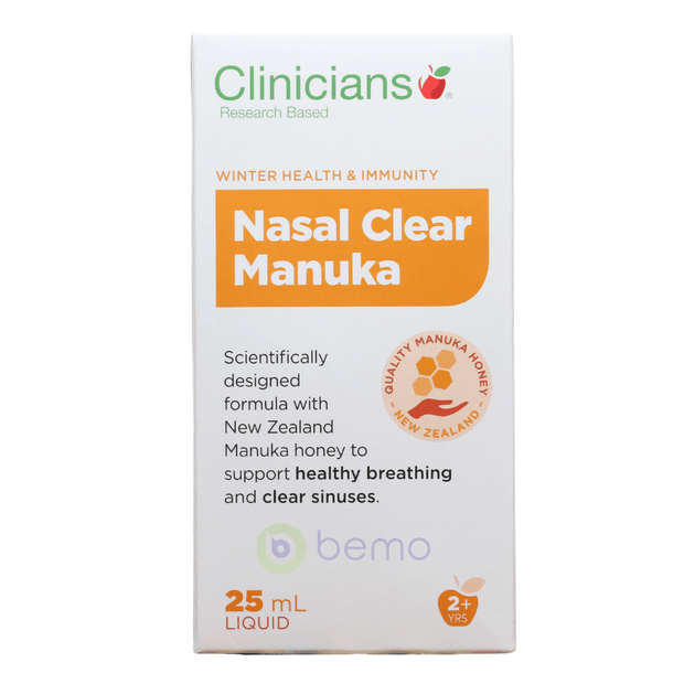 Clinicians, Nasal Clear Manuka, 25Ml (6816637026468)