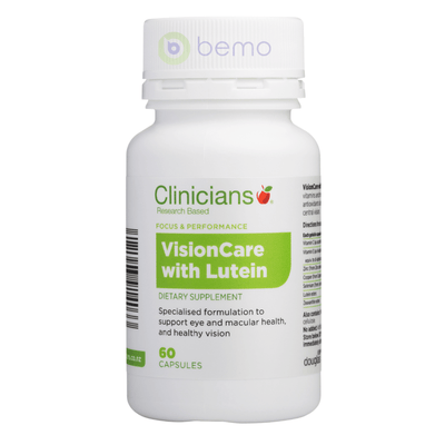 Clinicians, Visioncare With Lutein, Caps 60 (6816637714596)