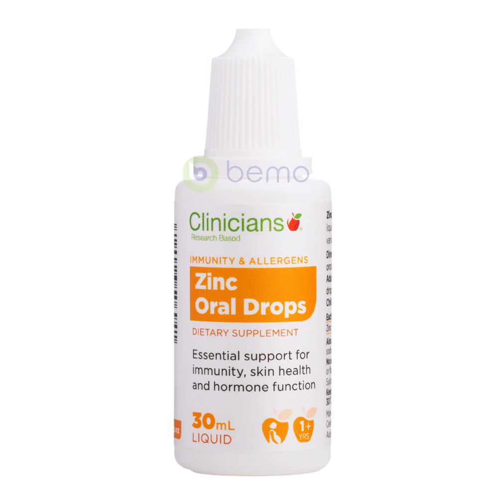 Clinicians, Zinc Oral Solution, 30Ml (6816637878436)