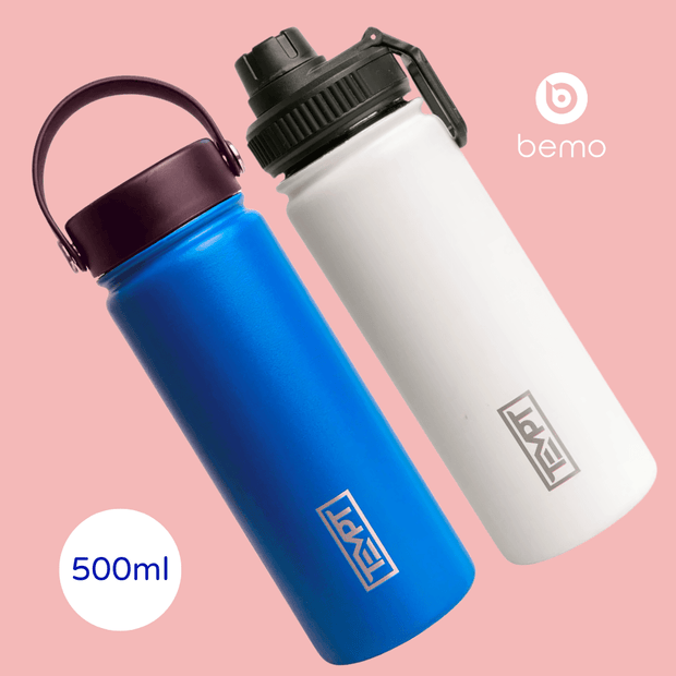 Tempt, Conquer, Insulated Water Bottle, 500ml (7972336173308) (7972369105148)