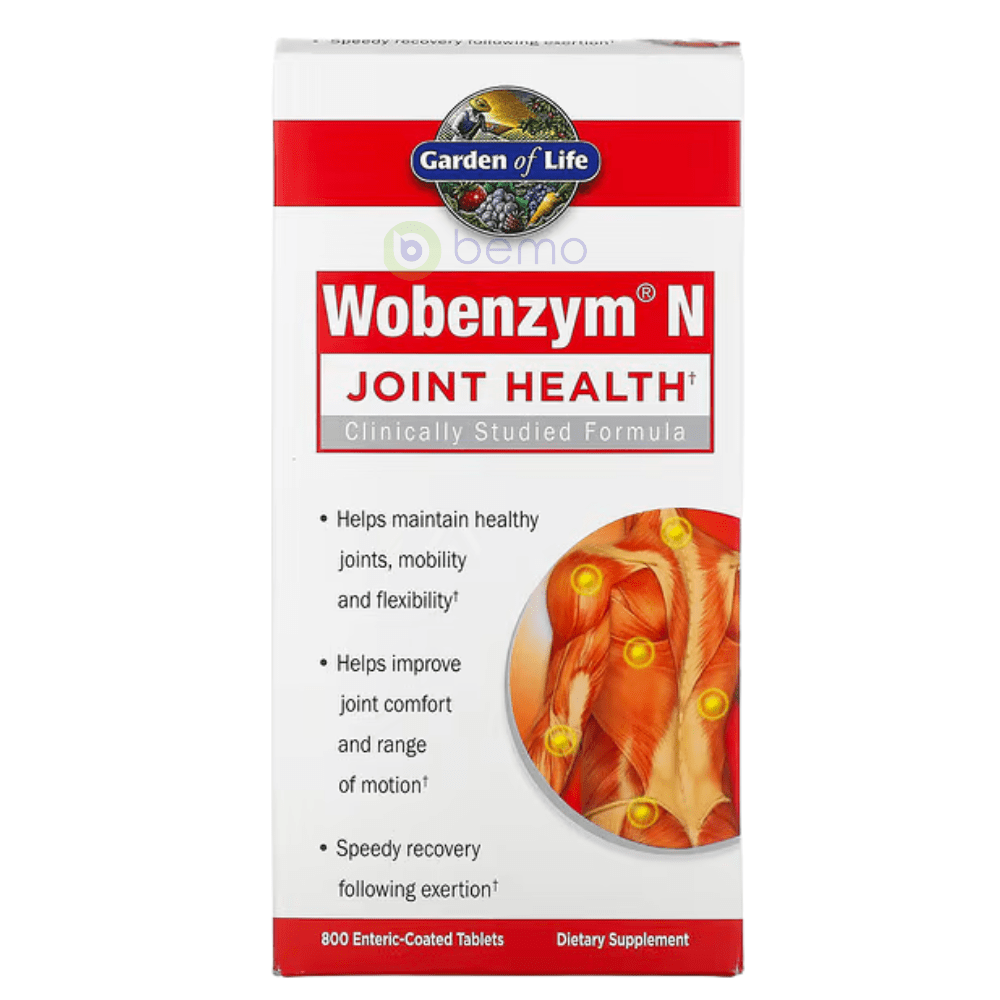 Garden of Life, Wobenzym N Joint Health, 200 Tabs (7760433086716)