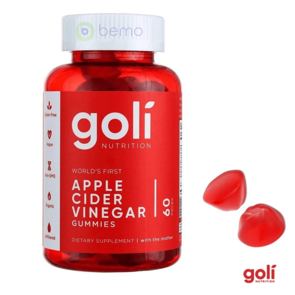 Goli Nutrition, Apple Cider Vinegar Gummies, 60 Gummies bemo