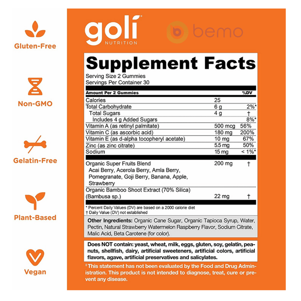 Goli Nutrition, Superfruits Gummies, 60 Gummies (6756082647204)