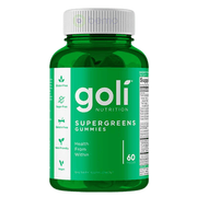 Goli Nutrition, Supergreen Gummies, 60 Gummies (7015291224228)
