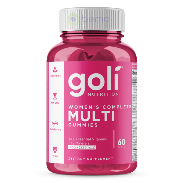 Goli Nutrition, Women's Complete Multi, 60 Gummies (7962066649340)