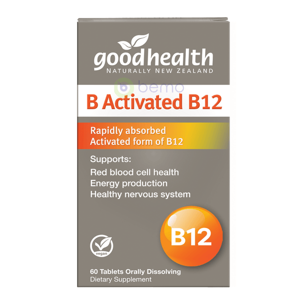 Good Health, B Activated B12, 60 Orally Dissolving Tablets (5508829773988)