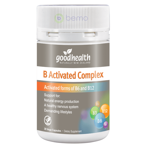 Good Health, B Activated Complex, 30 Capsules (5508830003364)