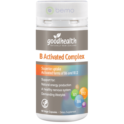 Good Health, B Activated Complex, 60 capsules (5508830134436)