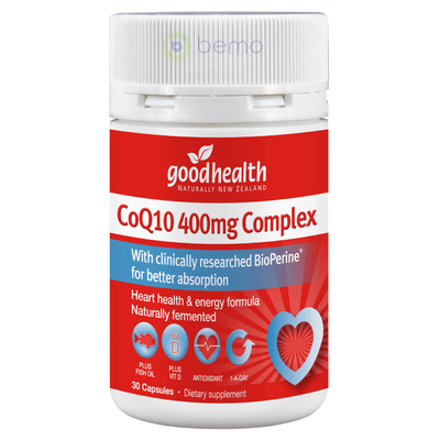 Good Health, CoQ10 400mg Complex, 30 caps (5511263027364)