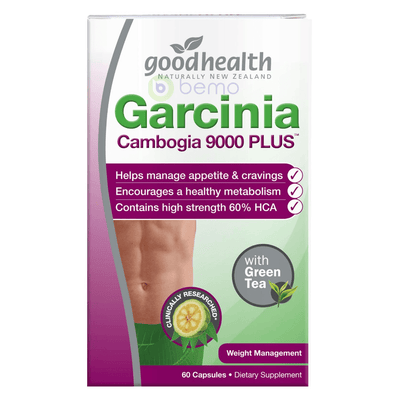 Good Health, Garcinia Cambogia 9000 with Green Tea, 60 caps (5518380597412)