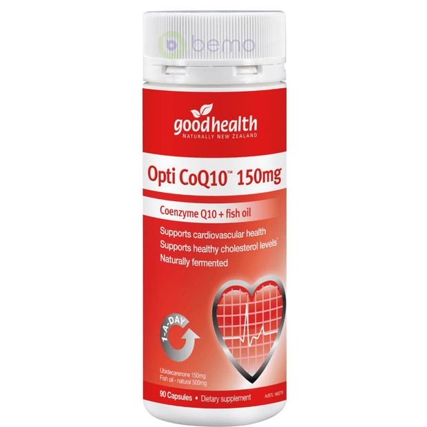 Good Health, Opti CoQ10 150mg, 90 caps (5531421868196)