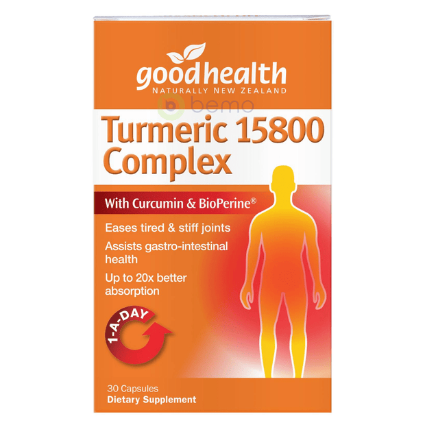 Good Health, Turmeric 15800 Complex, 30 caps (5518381351076)