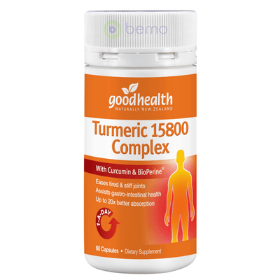 Good Health, Turmeric 15800 Complex, 60 caps (5518381383844)