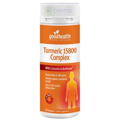 Good Health, Turmeric 15800 Complex, 90 caps (5531424293028)