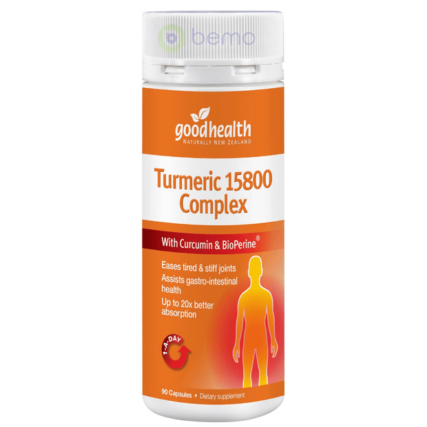 Good Health, Turmeric 15800 Complex, 90 caps (5531424293028)