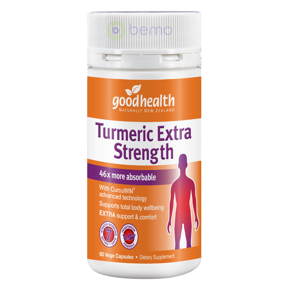 Good Health, Turmeric Extra Strength, 60 caps bemo