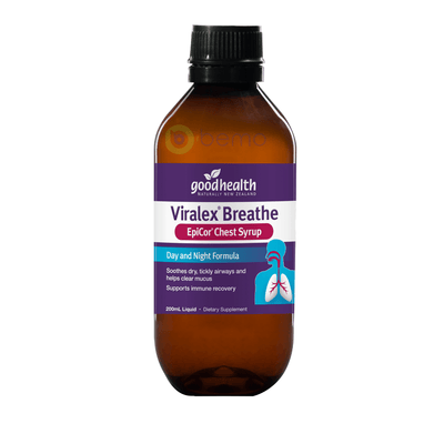 Good Health, Viralex Breathe Chest Syrup, 200ml (5531424948388) (8935400636668)