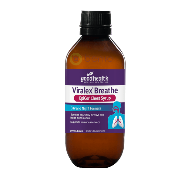 Good Health, Viralex Breathe Chest Syrup, 200ml (5531424948388) (8935400636668)