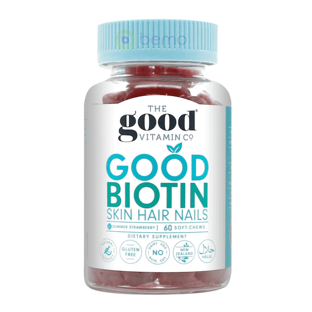 Good Vitamin Co, Biotin Skin Hair Nails, 60 Gummies (5948851945636)