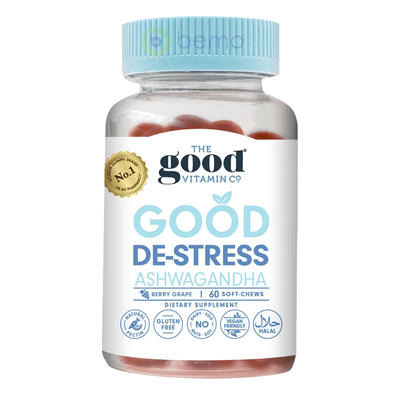 Good Vitamin Co, De-Stress Ashwagandha, 60 Gummies (6870158409892)