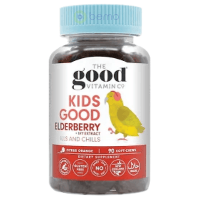 Good Vitamin Co, Kids Elderberry + Ivy Extract, 90 Gummies (5949585359012)