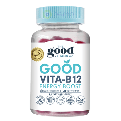 Good Vitamin Co, Vita-B12 Energy Boost, 90 Gummies (6870158606500)