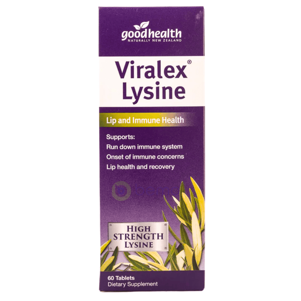 Good Health, Viralex Lysine, Lip & Immune Health, 60 Tabs (8028124578044)