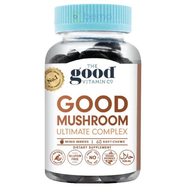 Good Vitamin Co, Mushroom Ultimate Complex, 60 Gummies (8008885666044)