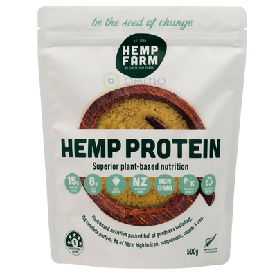 Hemp Farm, Pure Hemp Protein Powder, 500g (5867426087076)