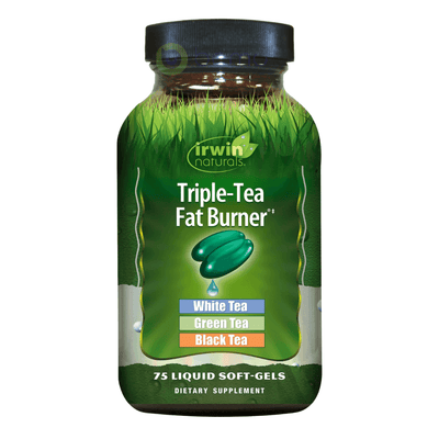 Irwin Naturals, Triple-Tea Fat Burner, 75 Softgels (6849265270948)