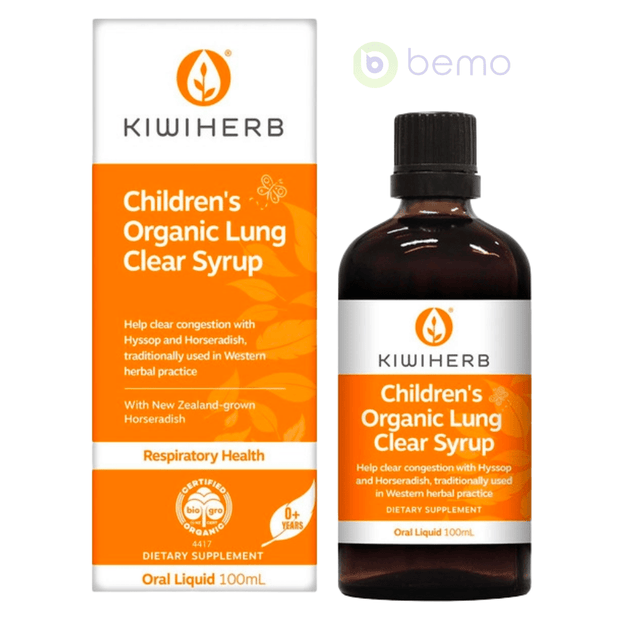 Kiwiherb, Children's Organic Lung Clear Syrup, 200ml (7996652191996)