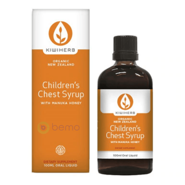 Kiwiherb, Children's Organic Chest Syrup, 200ml (6543782969508)